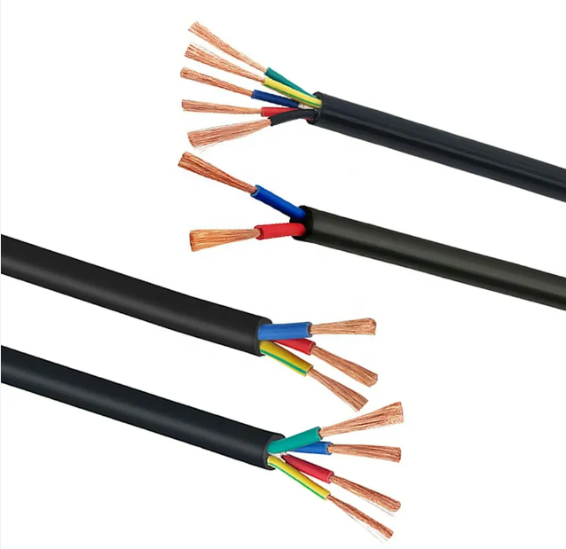 RVV Cable Copper Conductor PVC Insulated Flexible Sheathed Electrical Wire Multi-Core Power Cable
