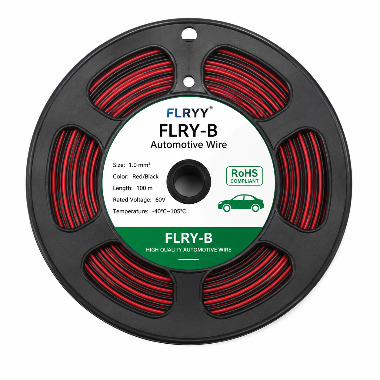 FLRY-A FLRY-B Automotive Wire German Standard PVC Insulation 0.35 0.75mm Bare Copper Cable